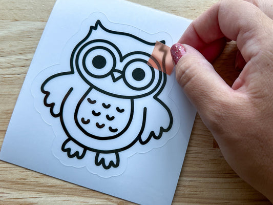 Owl Suncatcher Sticker Craft Kit