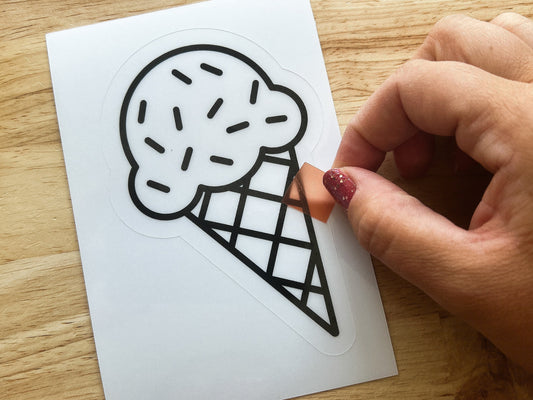 Ice Cream Suncatcher Craft Party Favor