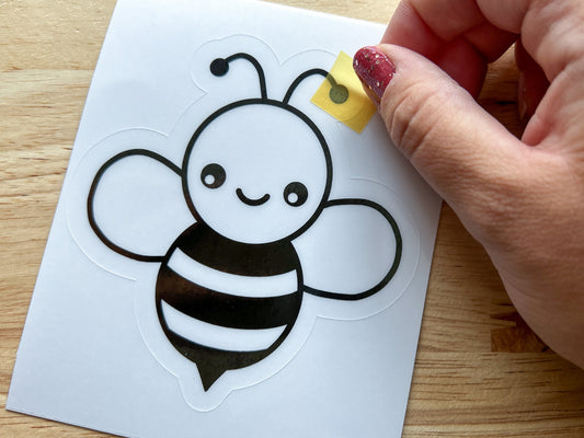 Bee Suncatcher Sticker Craft Kit