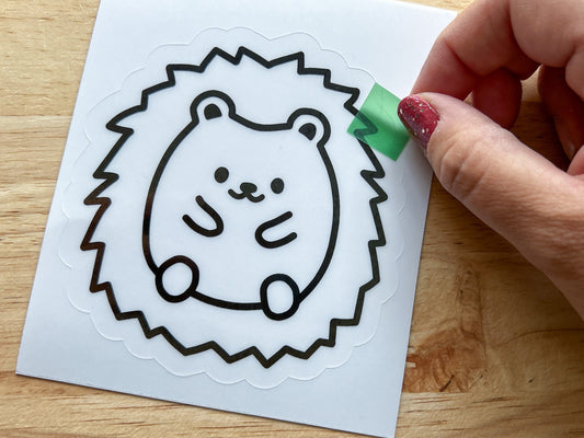 Hedgehog Suncatcher Sticker Craft Kit