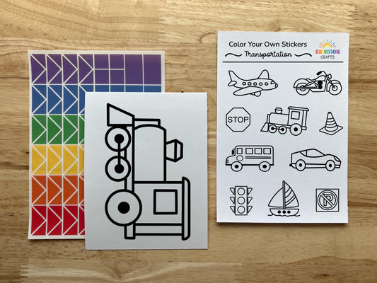 Transportation Party Favor Bag