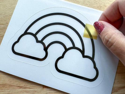 Rainbow Suncatcher Sticker Craft Kit