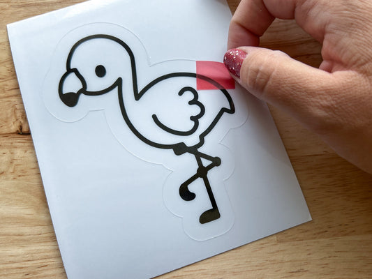 Flamingo Suncatcher Sticker Craft Kit