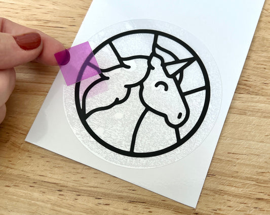 Spring Stained Glass Stickers