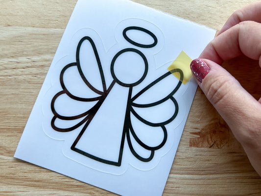 Christmas Angel Suncatcher, Holiday Craft Kit