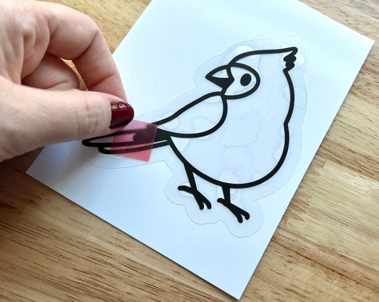 Bird Suncatcher Sticker Craft Kit, Set of 4