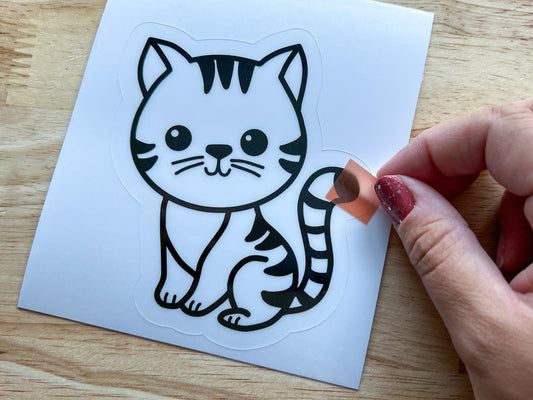 Cat Suncatcher Sticker Craft Kit