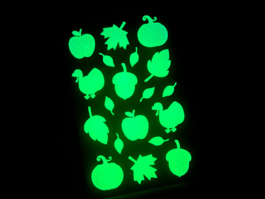 Thanksgiving Glow in the Dark Stickers