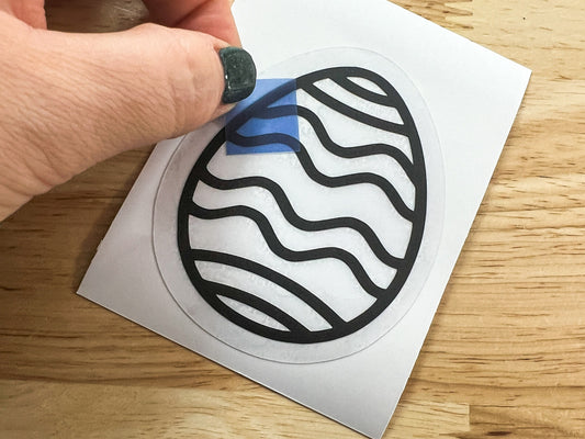 Mini Easter Egg Suncatcher Sticker Craft Kit