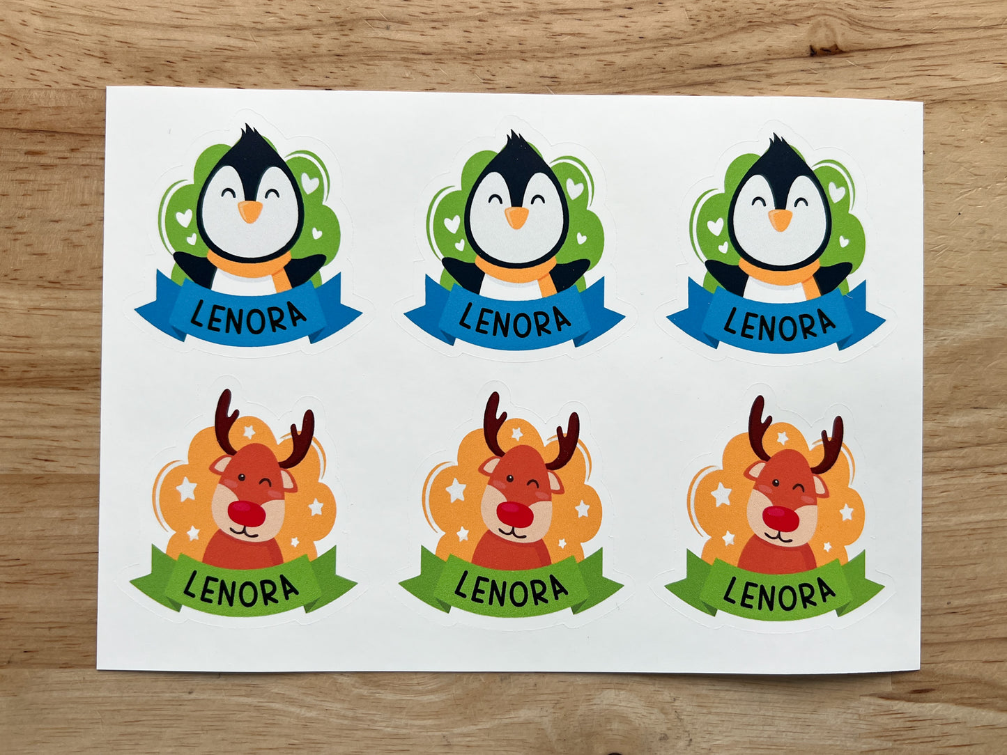 Christmas Character Gift Labels (Set of 12)