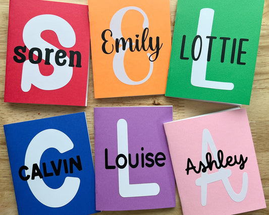 Custom Monogram Notepad for Kids
