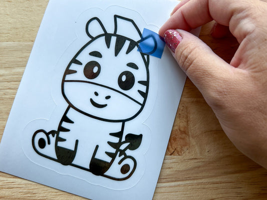 Zebra Suncatcher Craft Party Favor