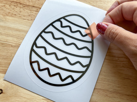 Easter Egg Suncatcher Sticker Craft Kit