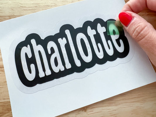 Personalized Name Suncatcher Sticker Craft Kit