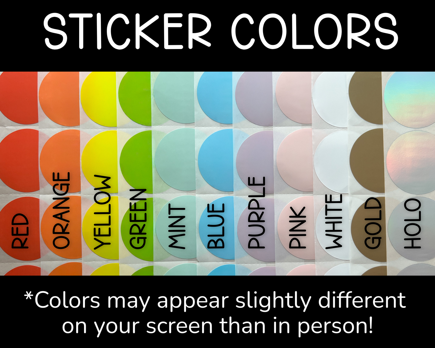 Christmas Birthday Party Favor Labels (Set of 10)