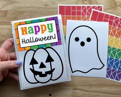 Halloween Suncatcher Sticker Craft Kit, 2 Pack