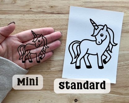 Unicorn Valentines Day Class Favor, Suncatcher Craft Kit