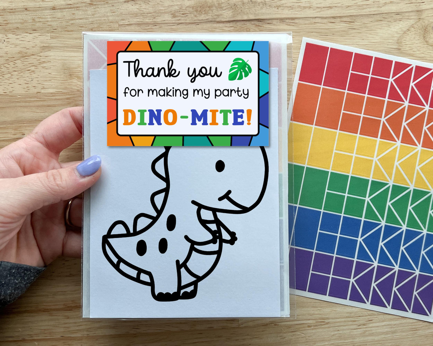 Dinosaur Suncatcher Craft Party Favor