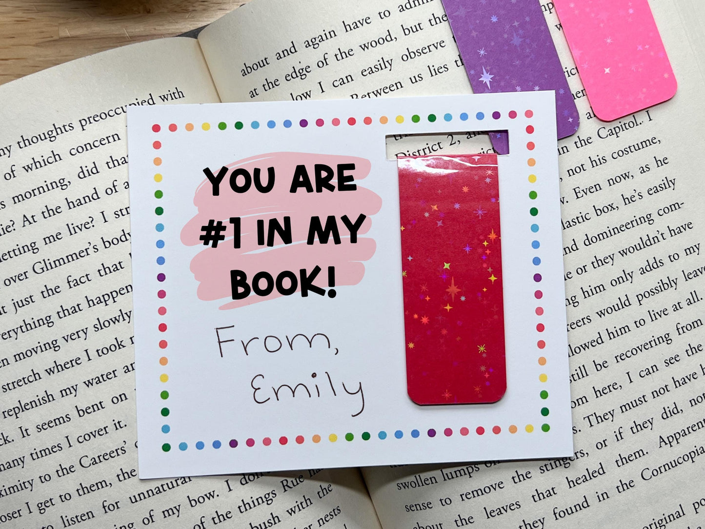Bulk Magnetic Bookmark Valentines Day Favors