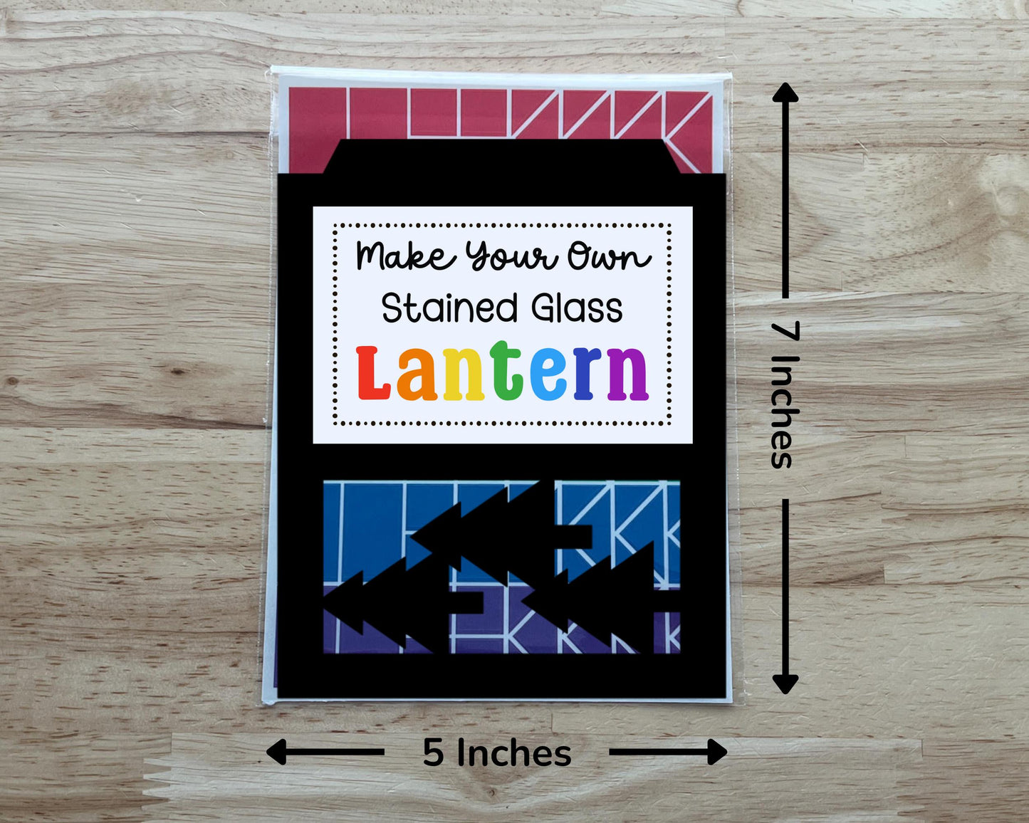 Christmas Tree Lantern, Holiday Craft Kit