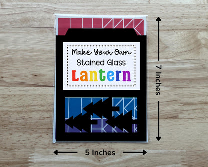 Christmas Tree Lantern, Holiday Craft Kit