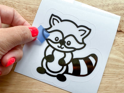 Raccoon Suncatcher Craft Party Favor