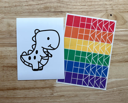 Dinosaur Suncatcher Craft Party Favor