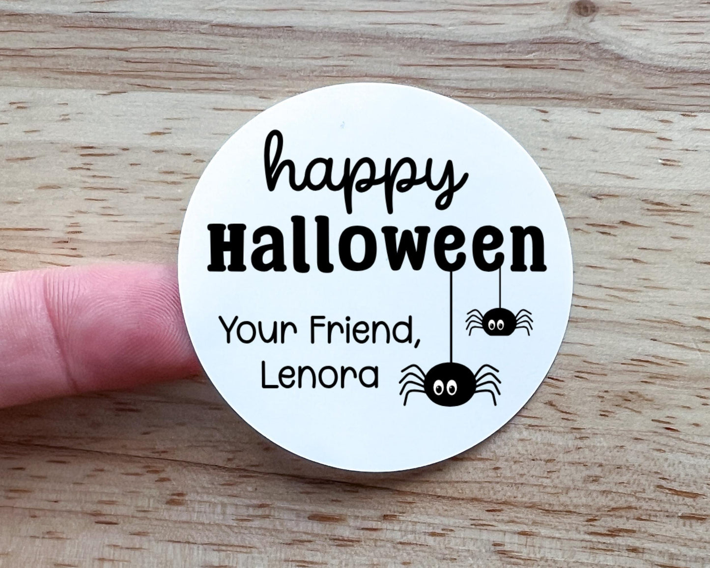 Happy Halloween Party Favor Labels (set of 10)