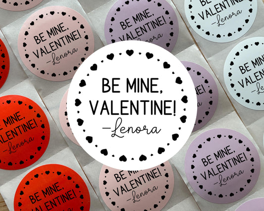 Valentine's Day Favor Labels (Set of 10)