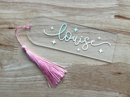 Personalized Holographic Bookmark, Glow in the Dark