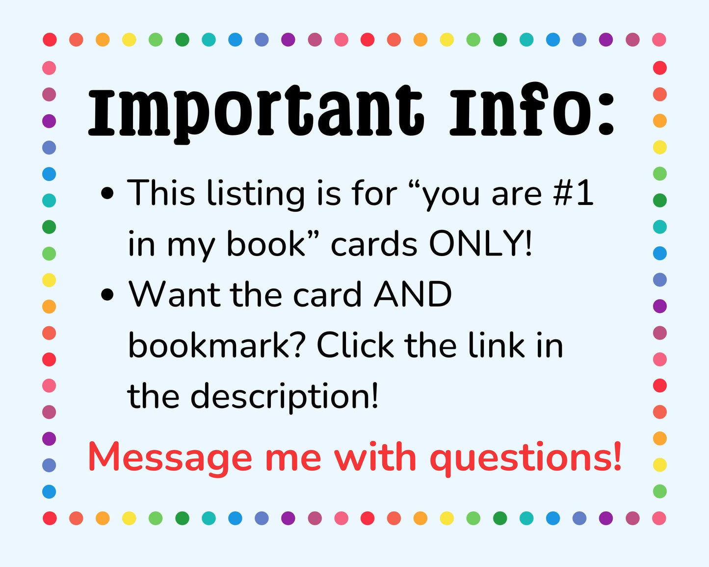 Bulk Magnetic Bookmark Valentines Day Favor Cards