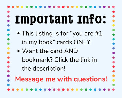 Bulk Magnetic Bookmark Valentines Day Favor Cards