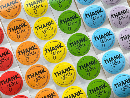 Thank You Labels (Set of 10)