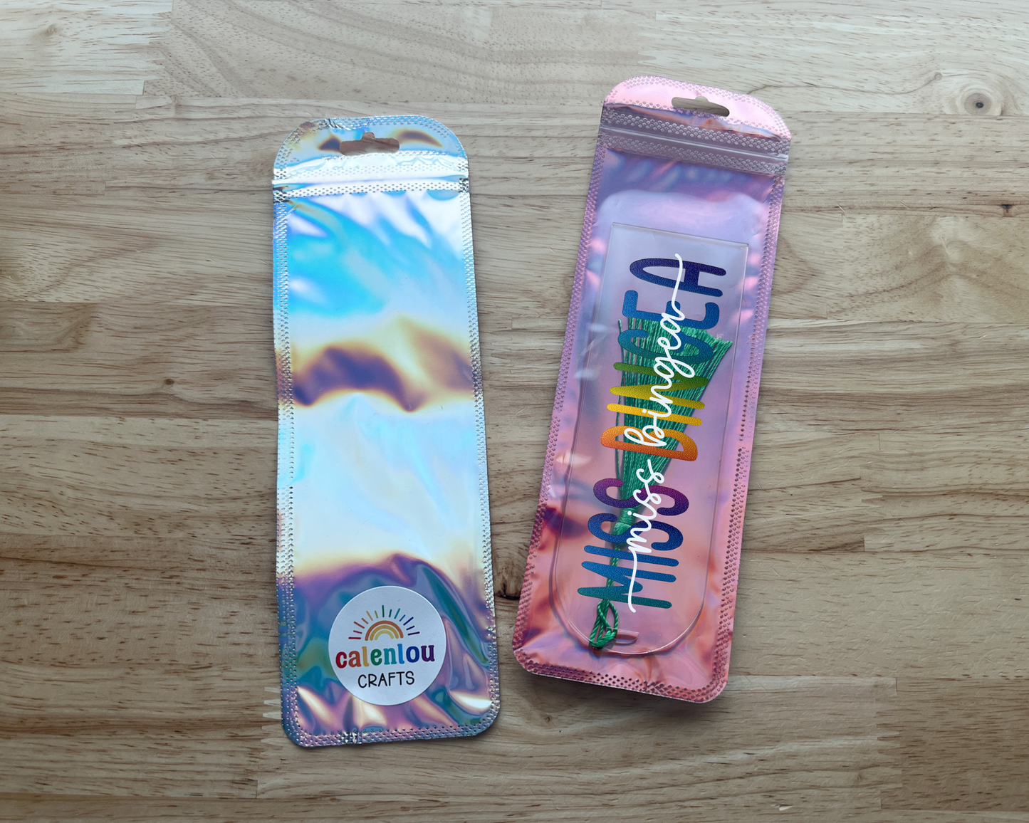 Personalized Teacher Acrylic Bookmark