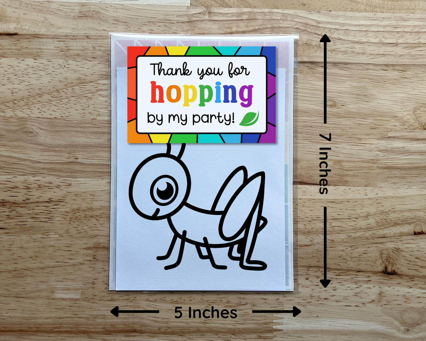 Grasshopper Suncatcher Craft Party Favor