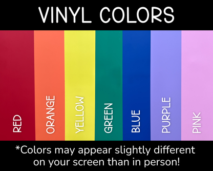 Personalized School Colors Bookmark