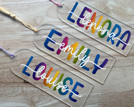 Personalized Acrylic Bookmark