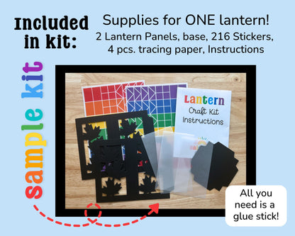 Sugar Skull Lantern Craft Kit