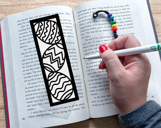 Easter Egg Coloring Bookmark Craft Kit, Easter Basket Stuffer