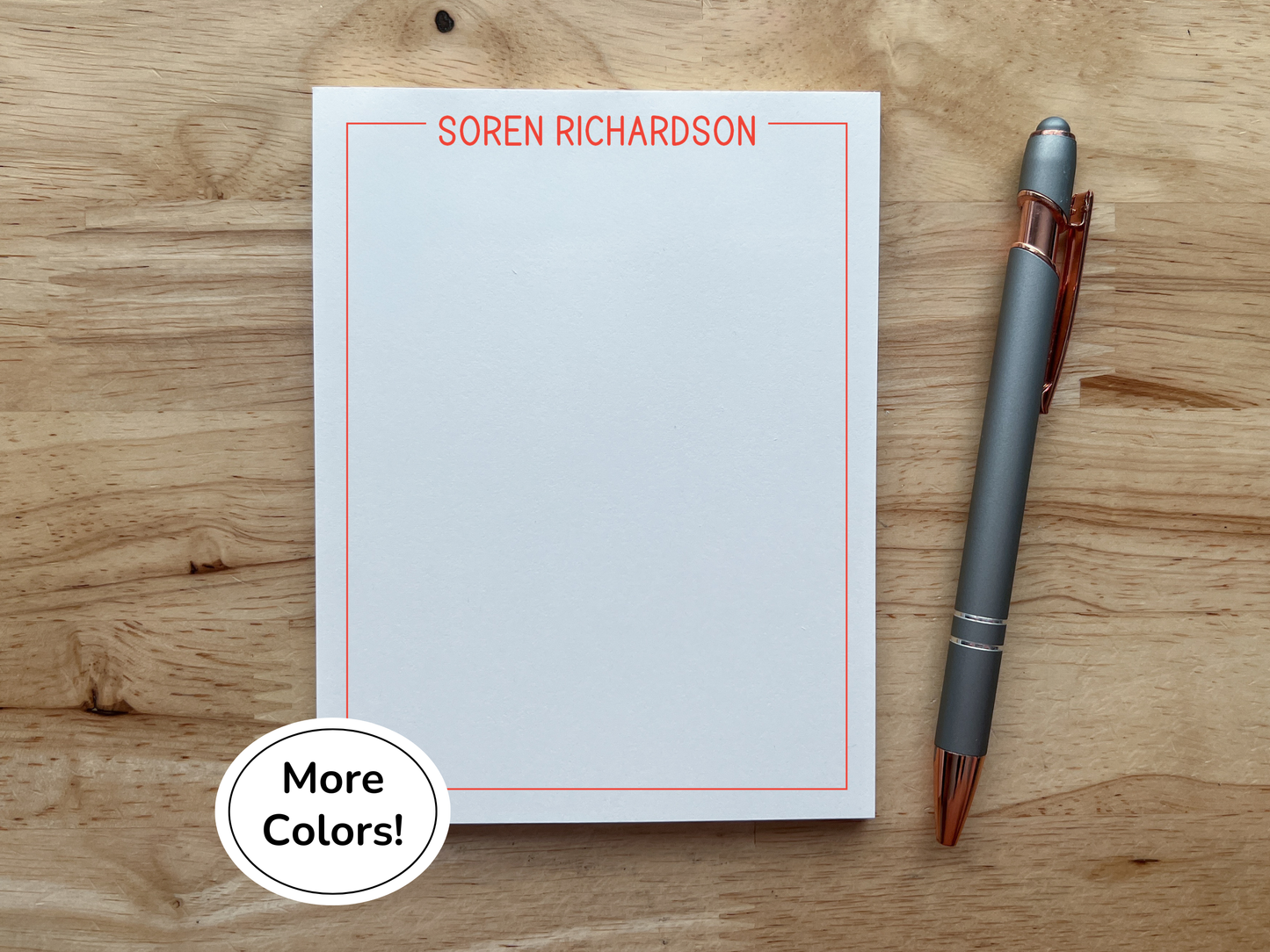 Personalized Frame Notepad