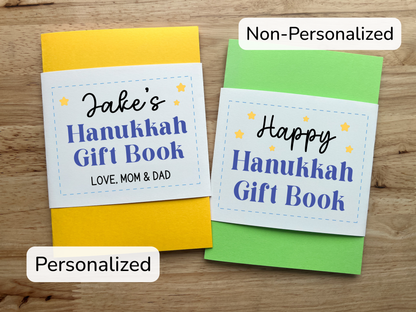 Hanukkah Gift Card Holder Waterfall Book (Holds 4-5 Gift Cards)