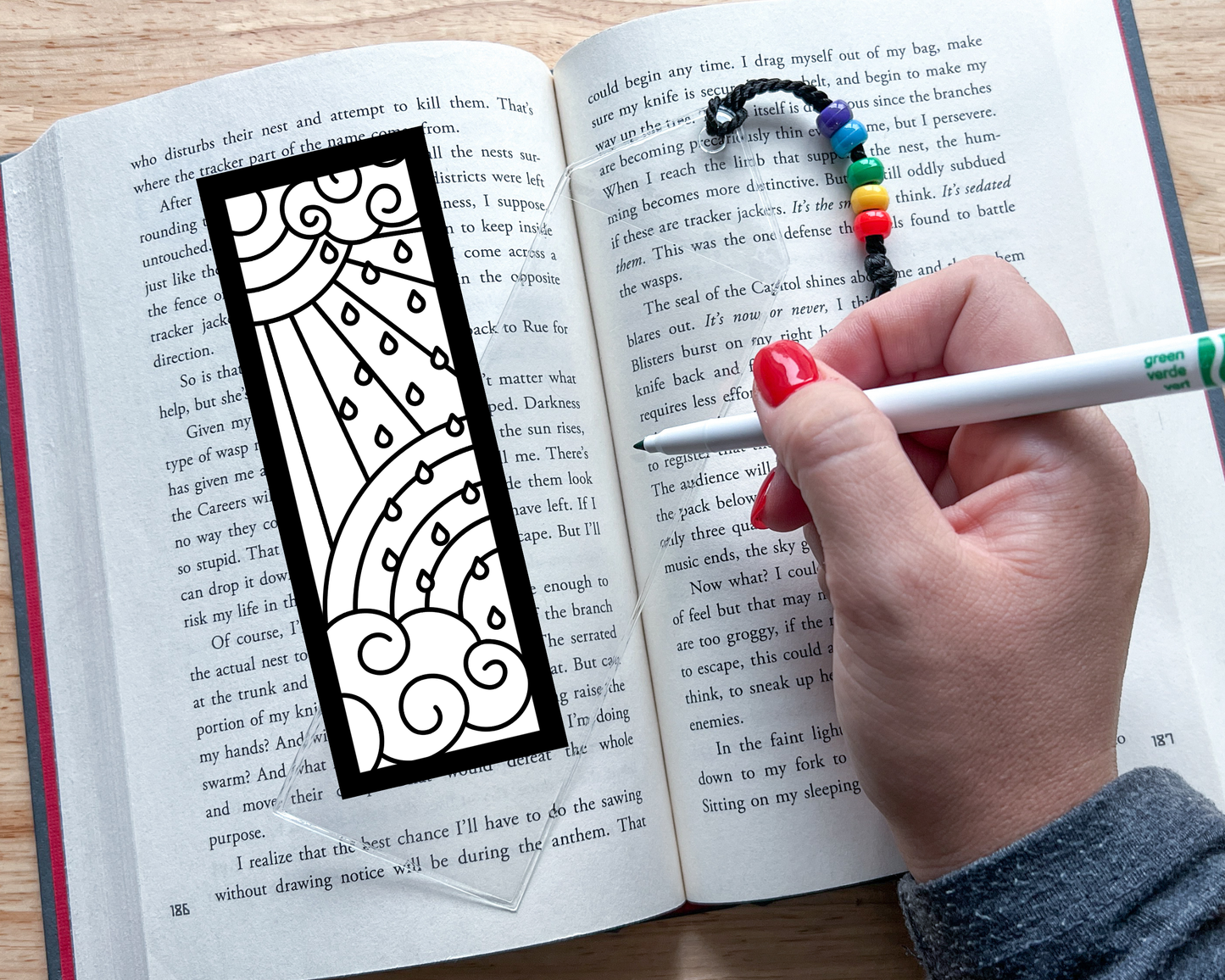 Rainbow Coloring Bookmark Craft Kit