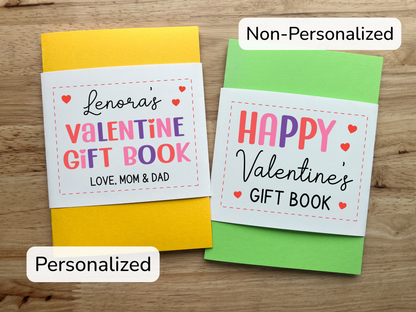 Valentine Gift Card Holder Waterfall Book (Holds 4-5 Gift Cards)