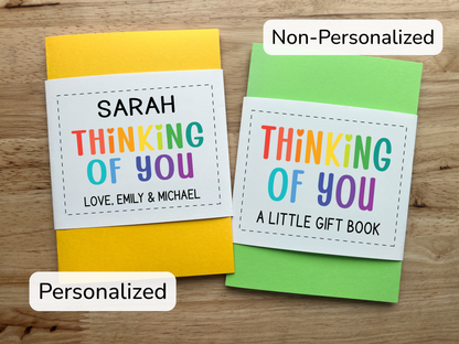 Thinking of You Gift Card Holder Waterfall Book (Holds 4-5 Gift Cards)