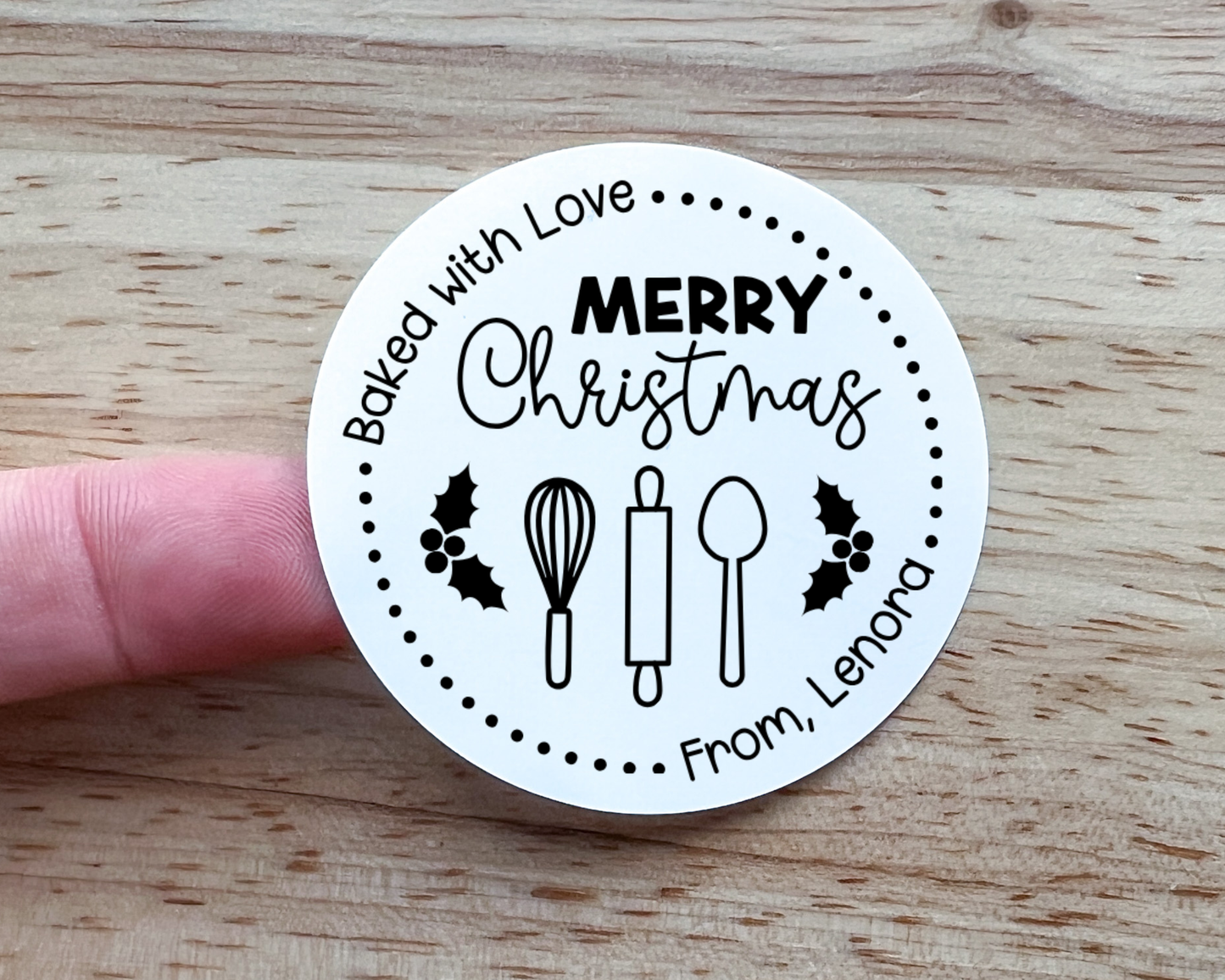 Holiday Baking Gift Label (Set of 10)