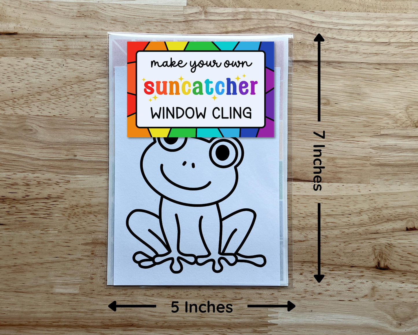 Frog Suncatcher Sticker Craft Kit