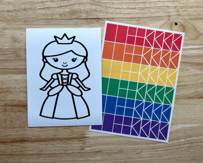 Princess Suncatcher Sticker Craft Kit