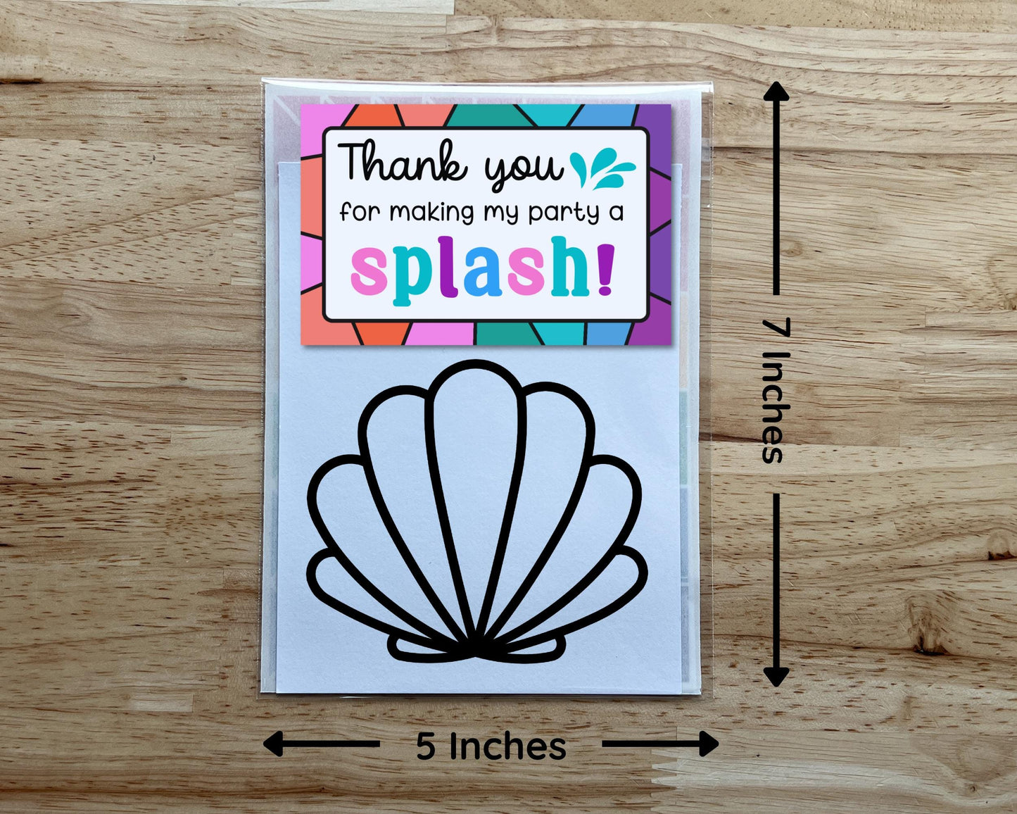 Seashell Suncatcher Craft Party Favor
