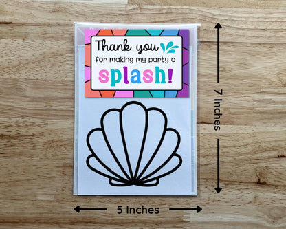 Seashell Suncatcher Craft Party Favor