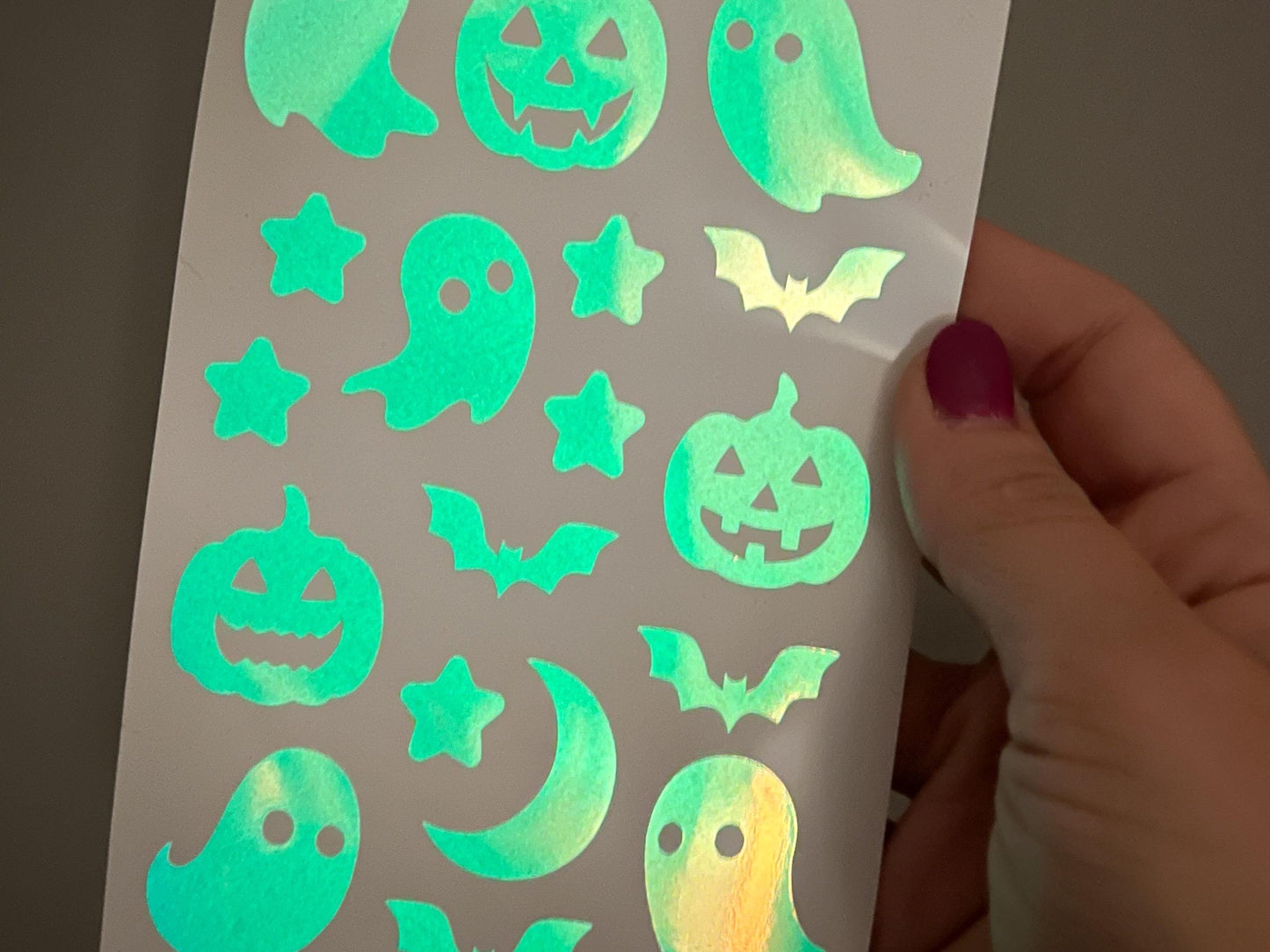 Halloween Glow in the Dark Stickers